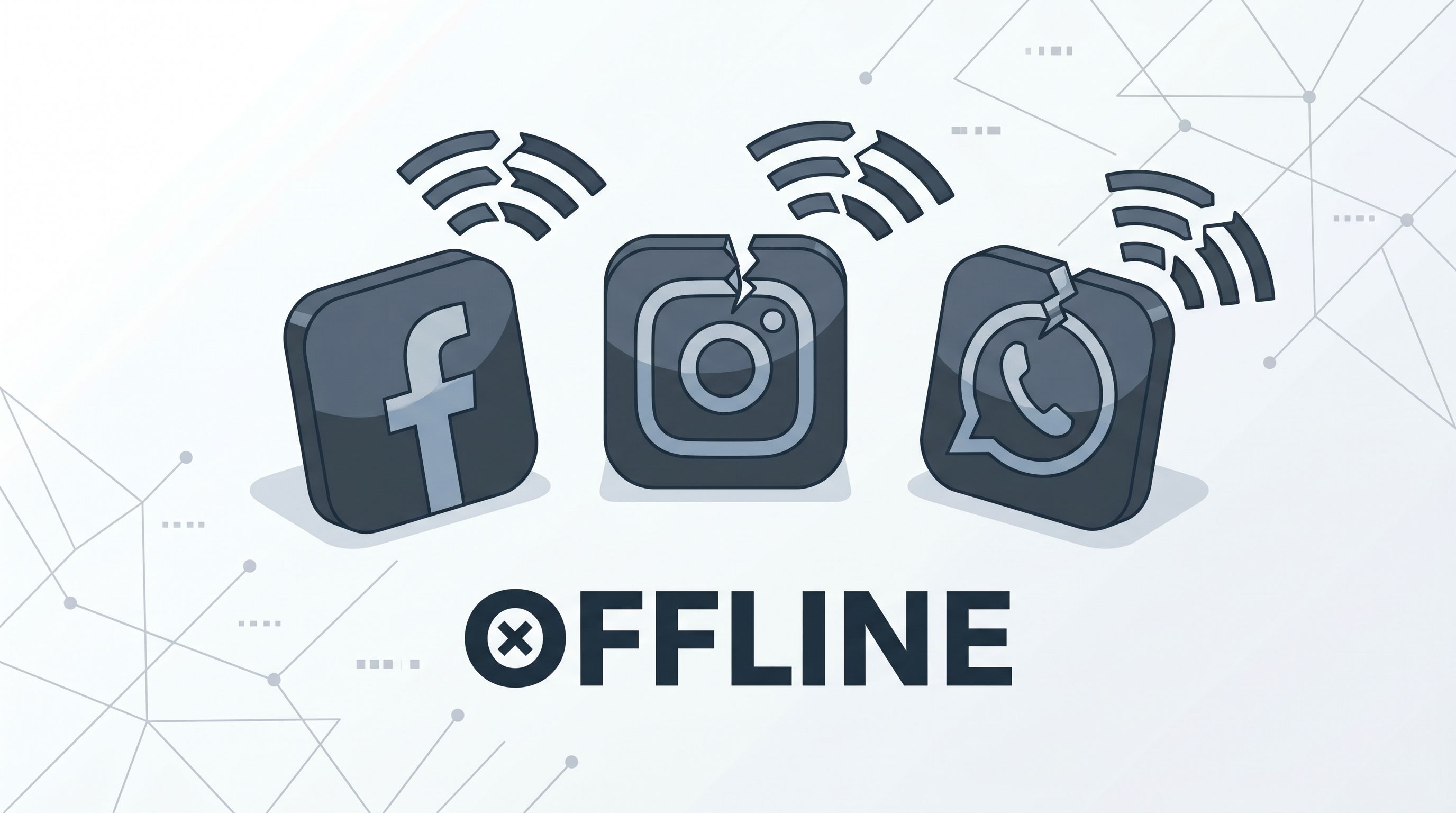 Meta's Five Platforms Go Down Simultaneously — Facebook, Instagram, WhatsApp All Offline