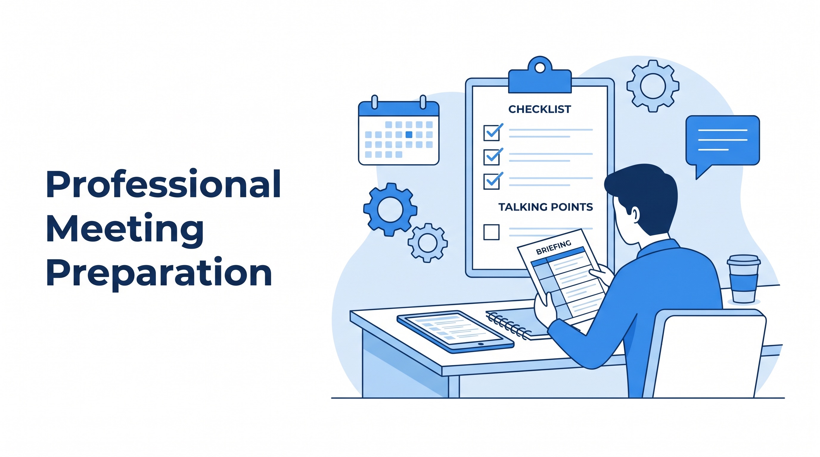 Meeting Prep in 5 Minutes: Briefings, Talking Points, and Questions for Any Upcoming Meeting