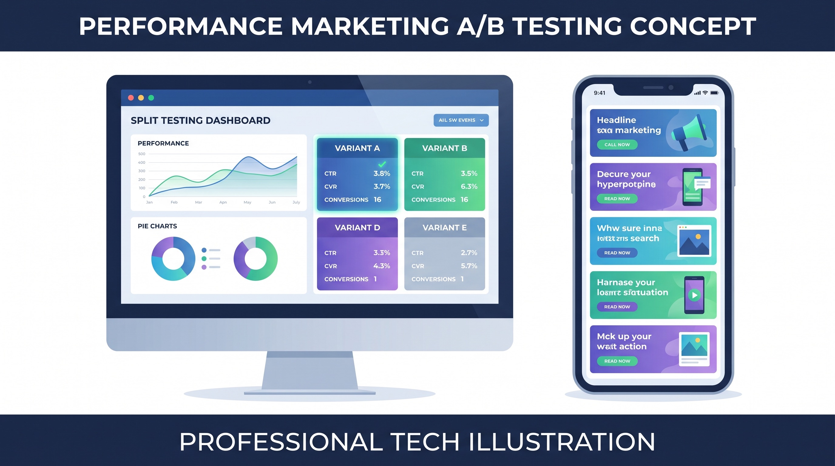 5 Ad Copy Variants With A/B Test Hypotheses — From a Single Prompt