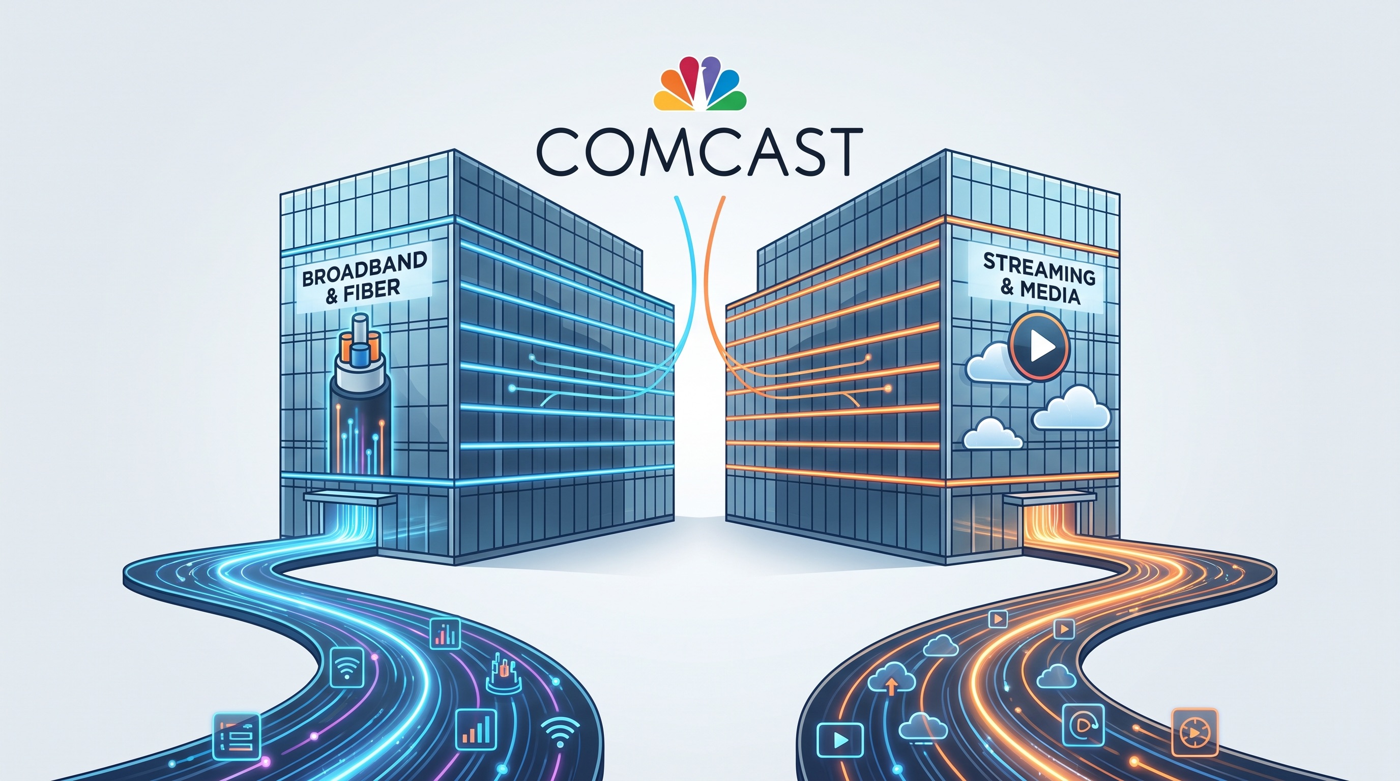 Comcast Splits Into Two Public Companies, Spinning Off NBCUniversal and Sky