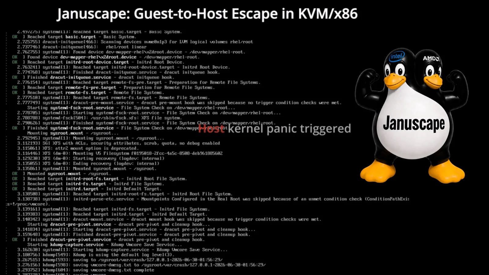 Januscape: 16-year-old Linux KVM flaw lets guest VMs escape to host on Intel and AMD