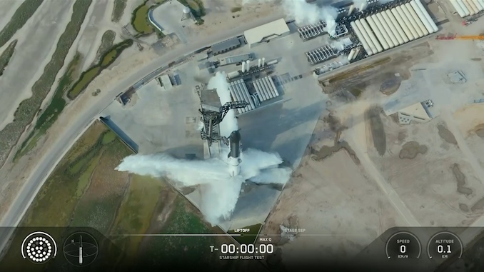 SpaceX Starship Flight 13 aborts at ignition as four engines fail to start