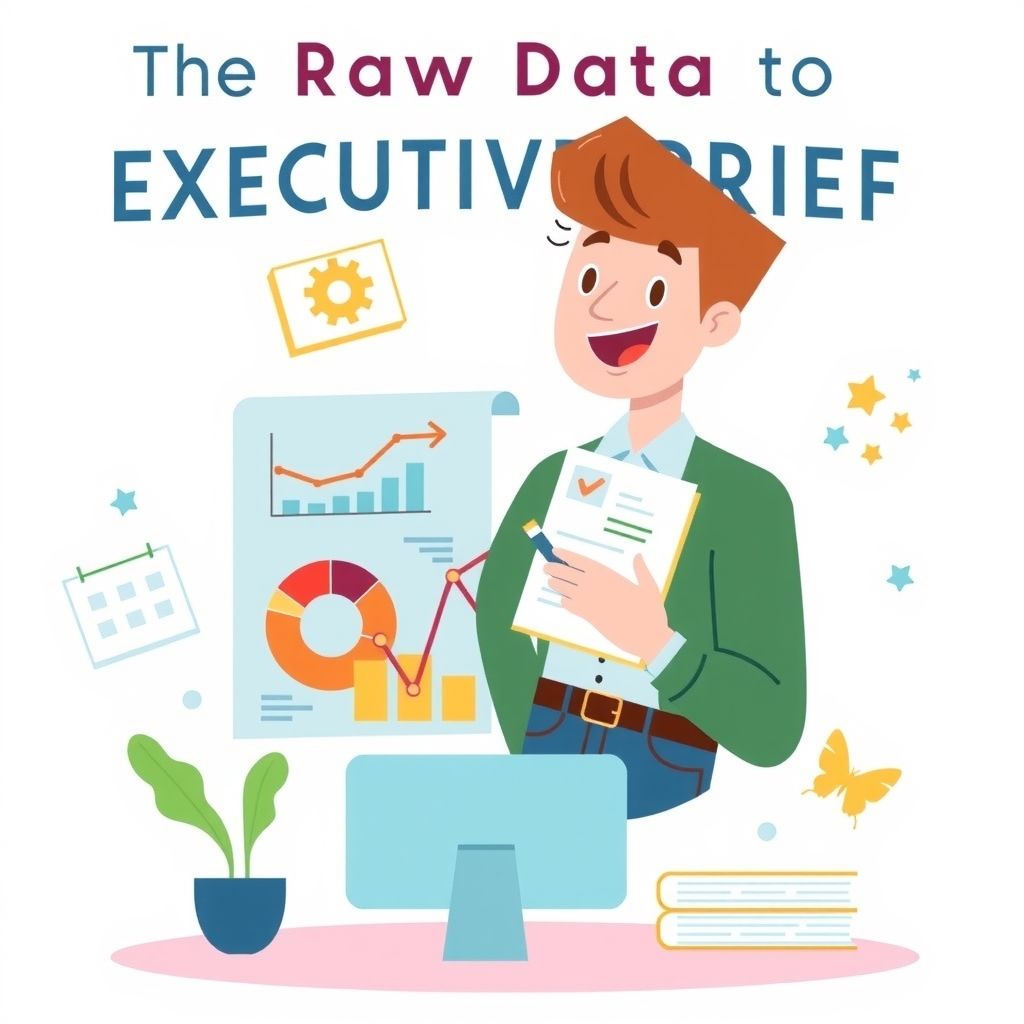 The Raw Data to Executive Brief Converter: Turn Messy Numbers Into a 4-Stage Action-Ready Analysis