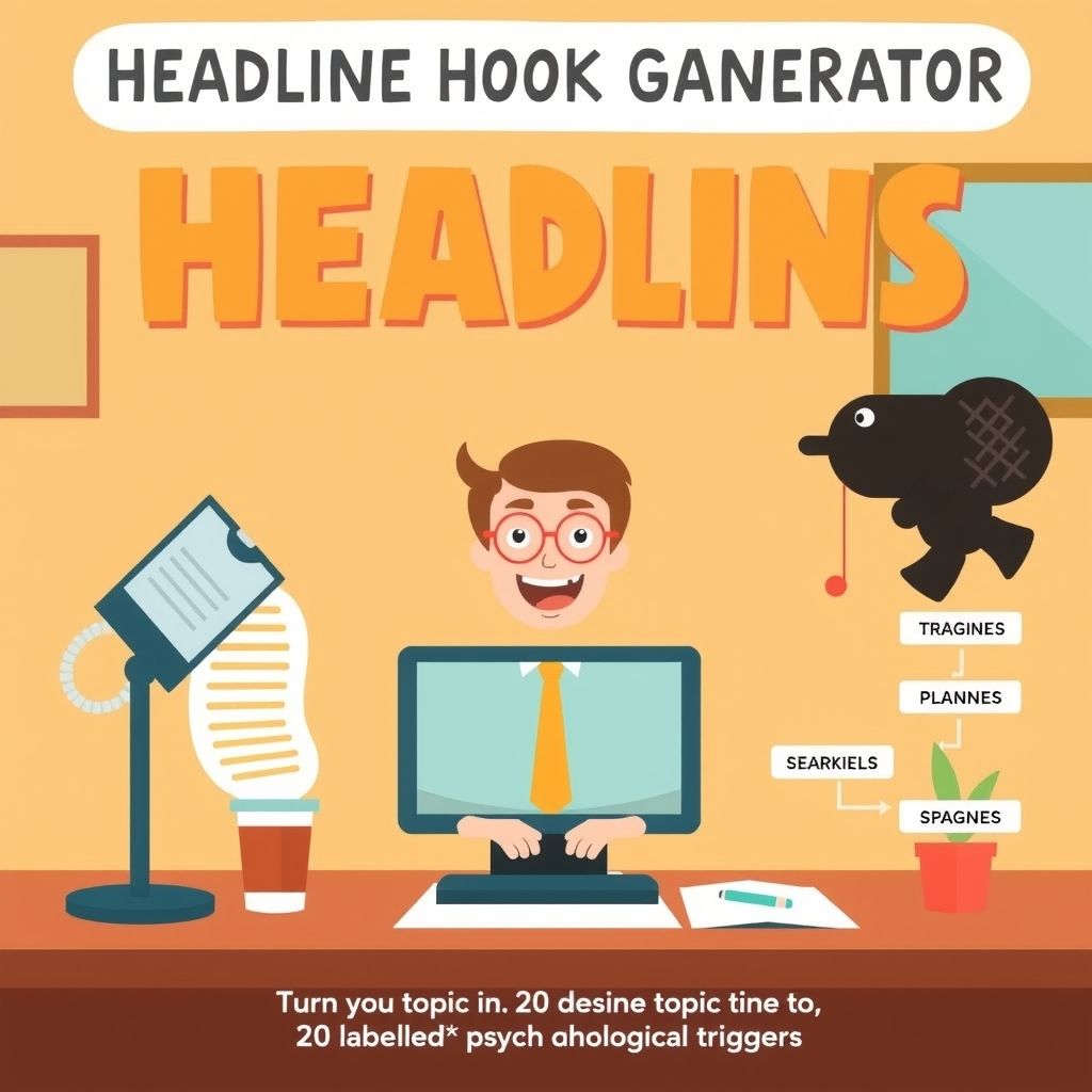 The Headline Hook Generator: Turn One Topic Into 20 Labeled Psychological Triggers